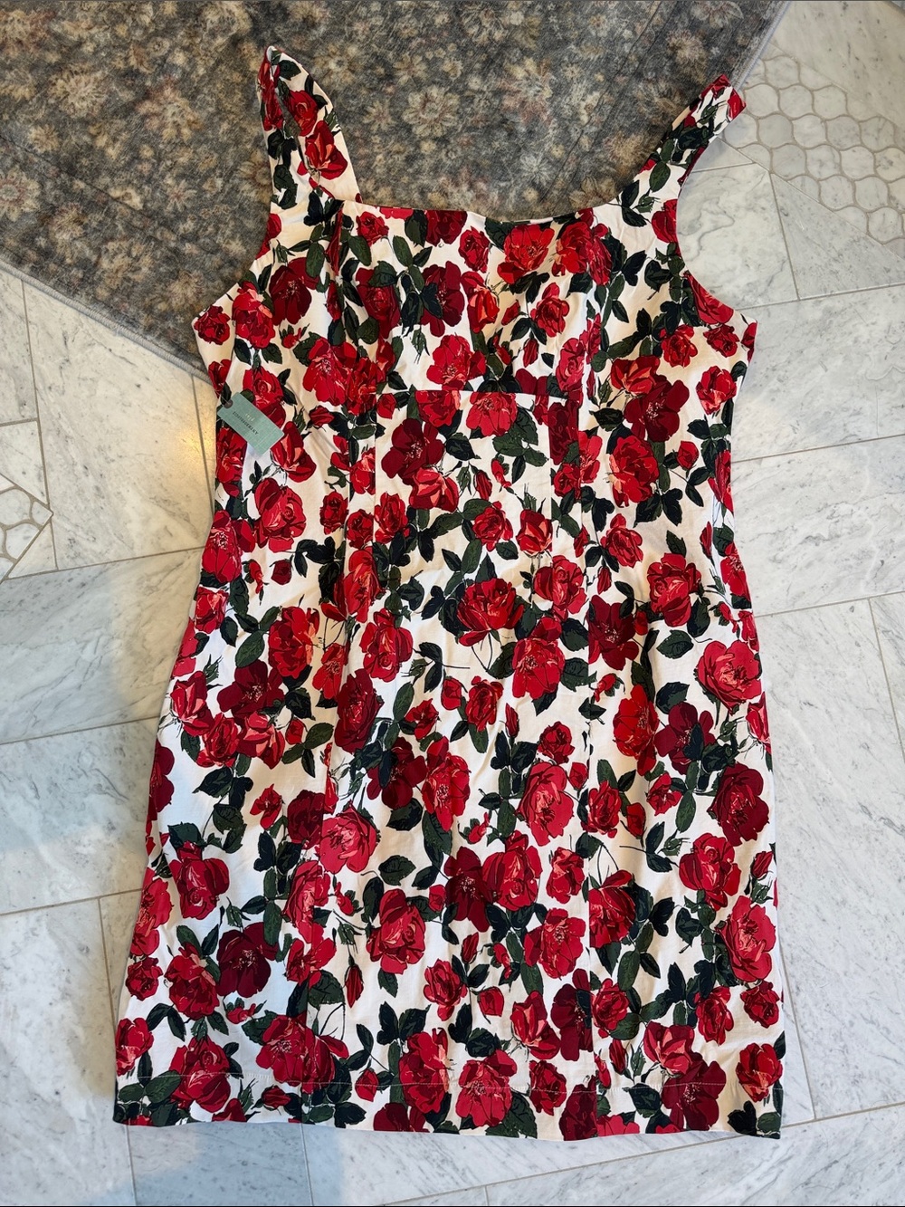 Anthropologie MAEVE SLEEVELESS SQUARE-NECK KNEE-LENGTH DRESS sz 1x NWT